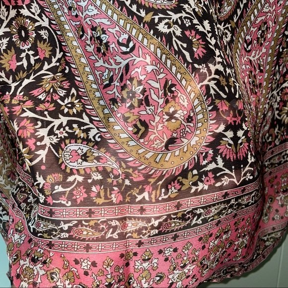 Walter Baker Aubrey Grand Paisley Top Boho Chic - Picture 10 of 12